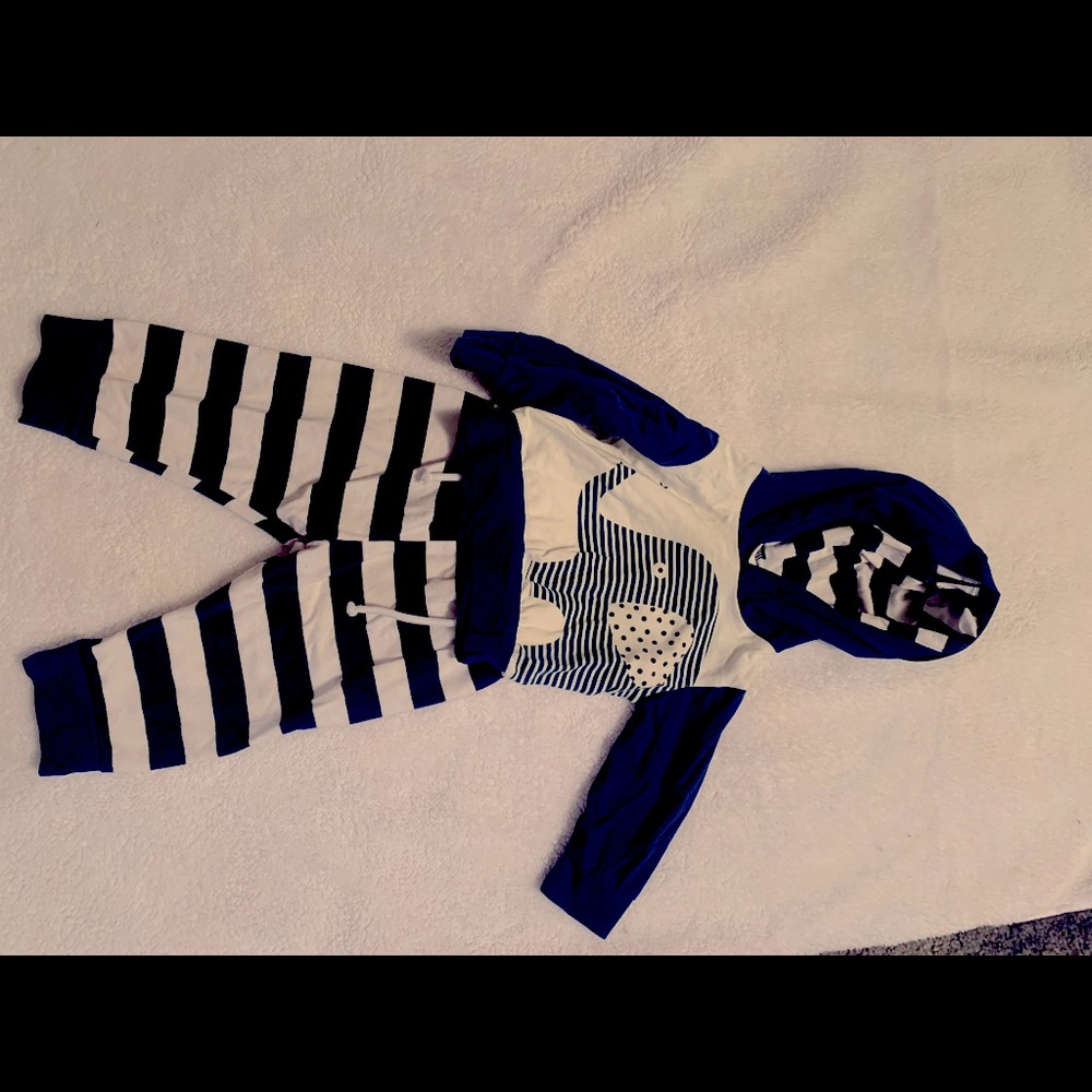 Striped Elephant Outfit